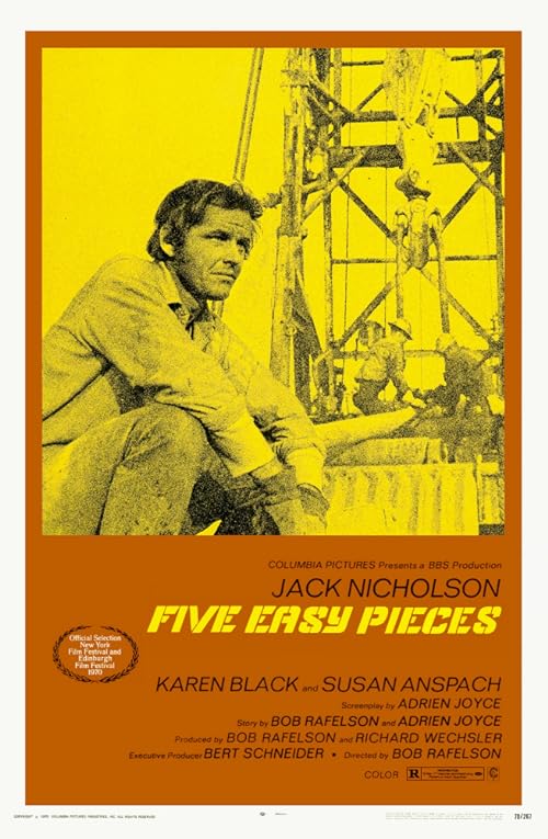 دانلود فیلم Five Easy Pieces 1970 زیرنویس چسبیده